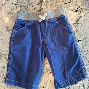 Mini Boden rib waist woven shorts size 6Y